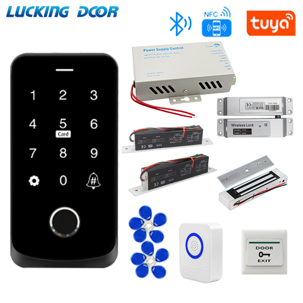 Fingerprint Padlock Weatherproof - TF9 IP65 su geçirmez NFC parmak