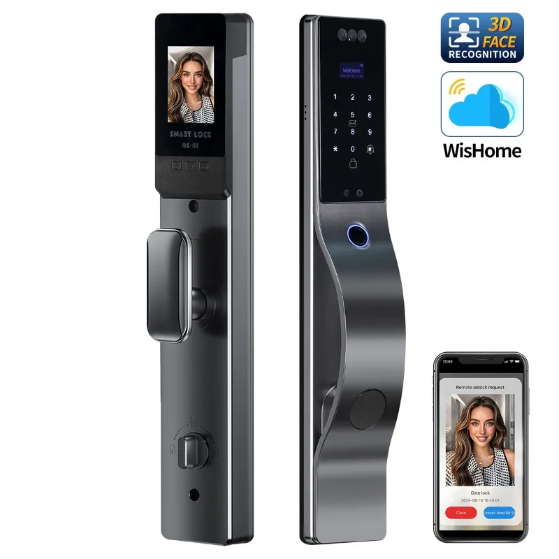 Smart Door Lock Fingerprint Wifi - Dijital Akıllı Kapı Kilidi, WiFi Uygulamasıyla