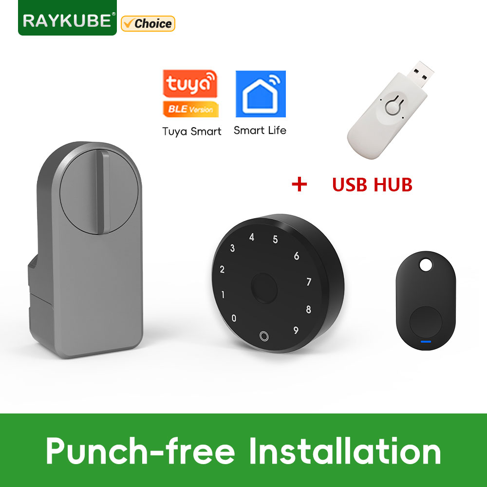 Smart Door Lock Tuya App - RAYKUBE A1 Pro Tuya BEL Akıllı