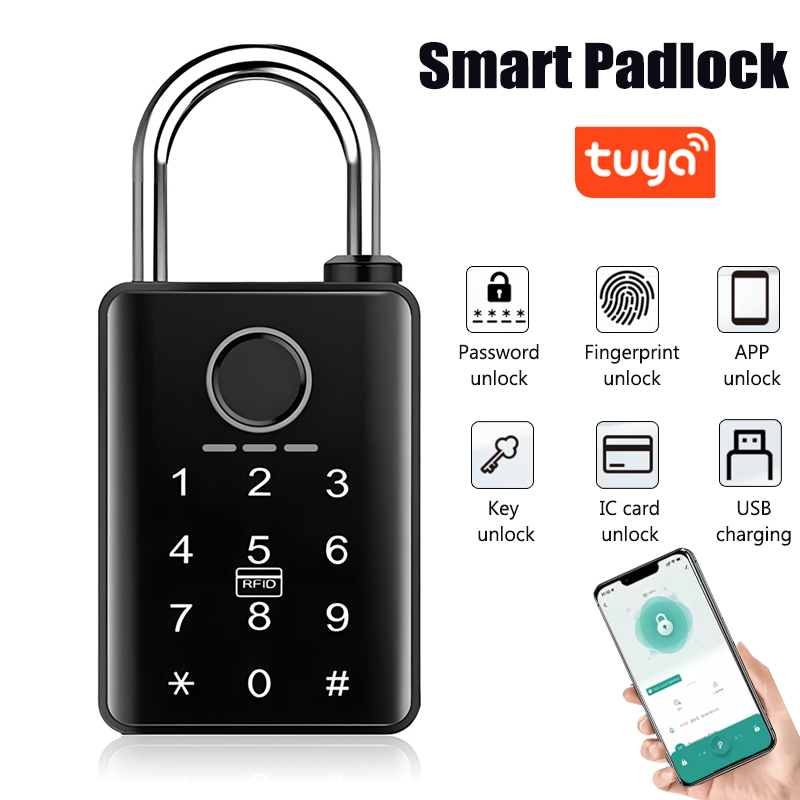 Smart Door Lock Fingerprint Wifi - Tuya Akıllı Kapı Kilidi Parmak İzi