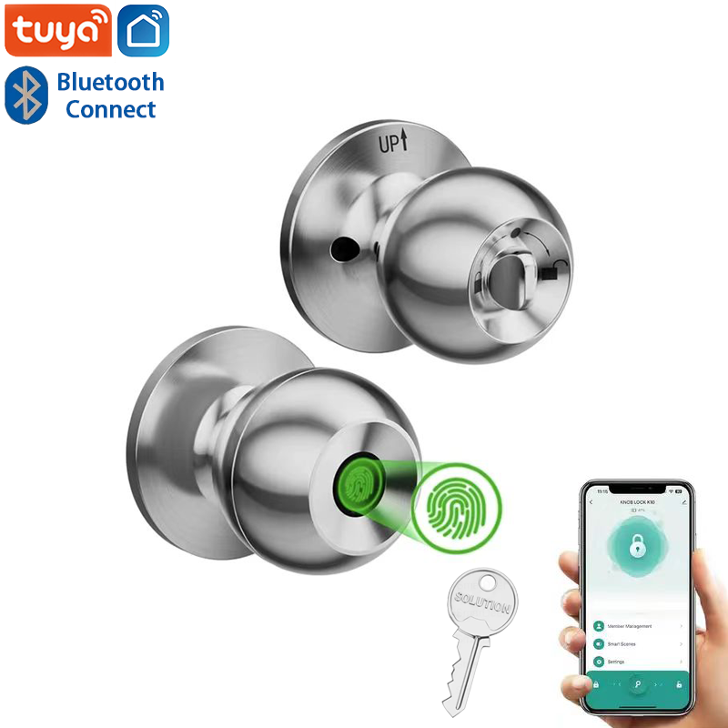 Fingerprint Padlock Weatherproof - Bluetooth Tuya APP kontrolü akıllı kapı