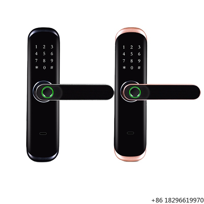 Digital Door Lock Fingerprint Handle - WiFi Parmak İzi Kilidi Dokunmatik Ekran