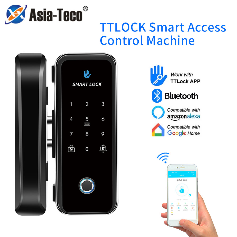 Smart Lock For Sliding Door - Akıllı Kilit Bluetooth Tuya/TT Uygulama Kontrolü