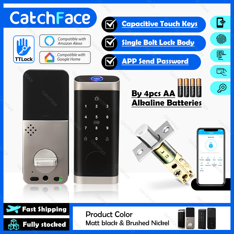Smart Lock Deadbolt Keypad Bluetooth - Akıllı sürgü otomatik kapı kilidi Latc