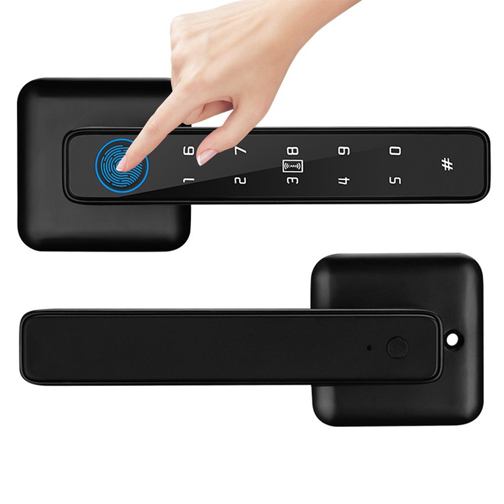 Digital Door Lock Fingerprint Handle - Tuya Dijital Akıllı Kapı Kilidi Çoklu