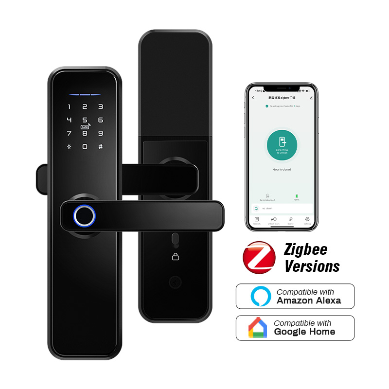 Smart Lock Zigbee Gateway - Tuya Zigbee kapı kilitleri biyometrik parmak