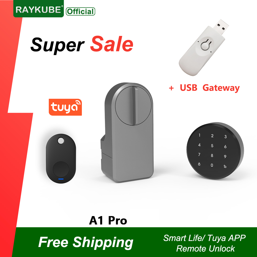 Smart Door Lock Tuya App - RAYKUBE A1 Pro Tuya BEL Akıllı
