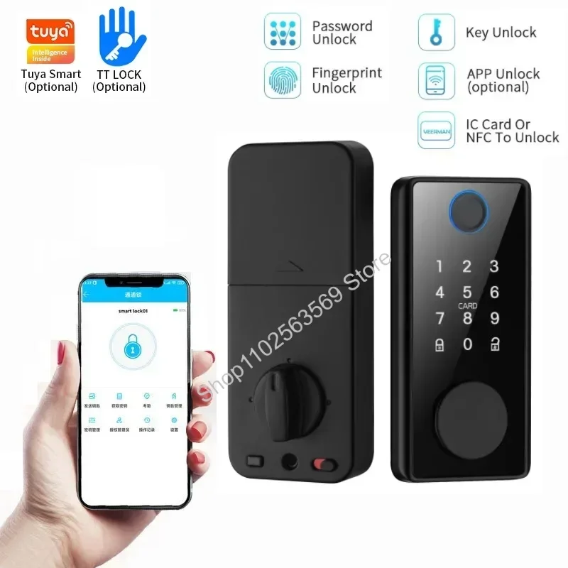 Smart Lock Deadbolt Keypad Bluetooth - Akıllı sürgü kilitleri Tuya/TTlock akıllı kilit