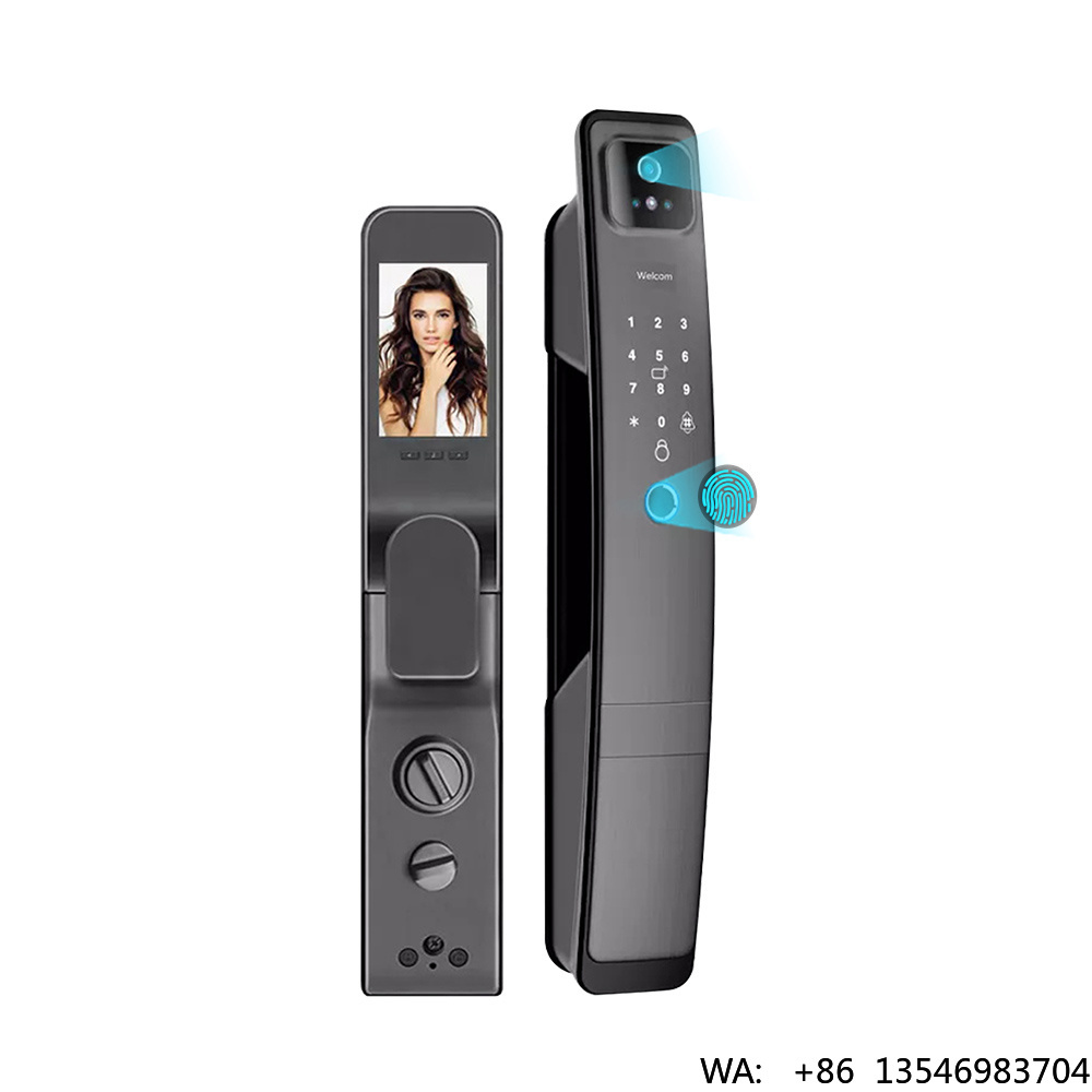 Digital Door Lock Fingerprint Handle - Ev Güvenliği Dijital Elektrikli Kulp Ble