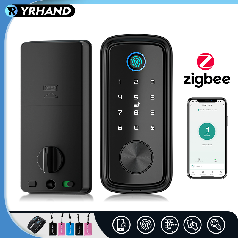 Smart Lock Zigbee Gateway - Tuya Zigbee Akıllı Kilit Sistemleri, Ön