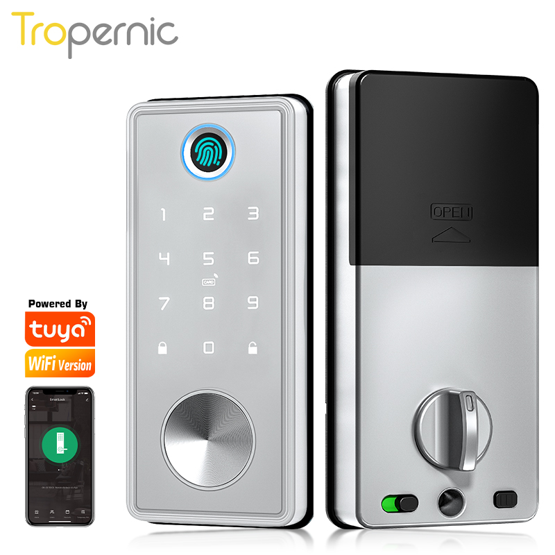 Smart Lock Deadbolt Keypad Bluetooth - cerradura Inteligente Parmak İzi Kilidi Kapı