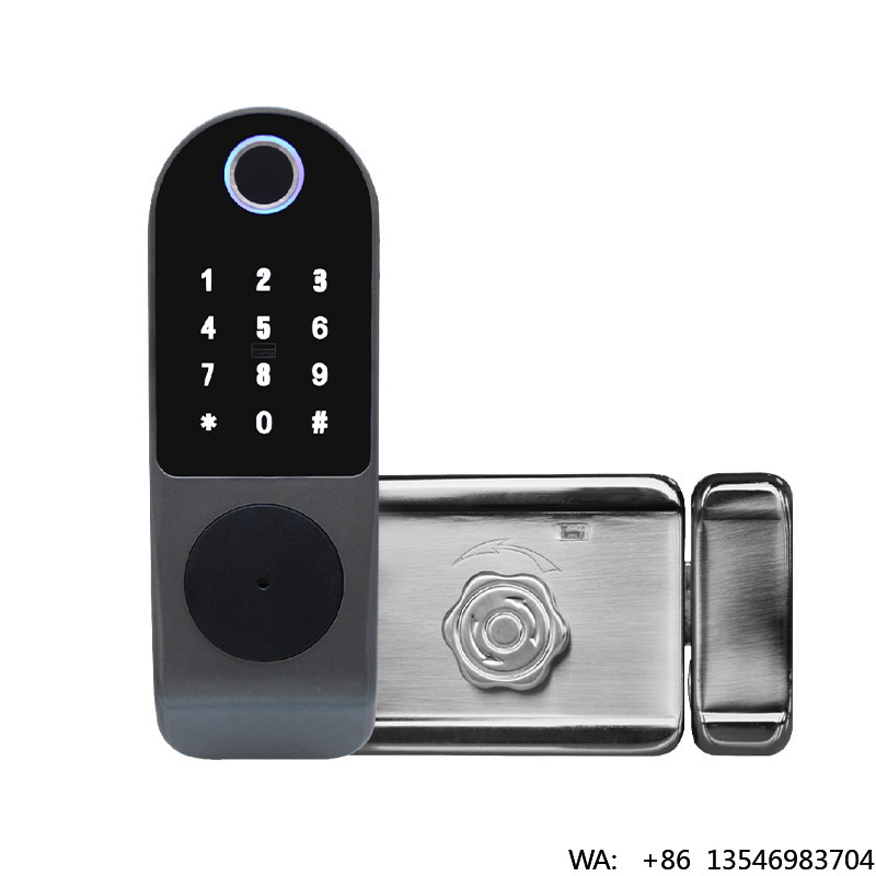 Digital Door Lock Fingerprint Handle - Tuya Wlfl Etkinleştirilmiş Parmak İzi Akıllı