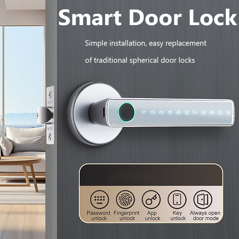 Smart Lock Zigbee Gateway - Tuya Akıllı Parmak İzi Kilidi Finansal