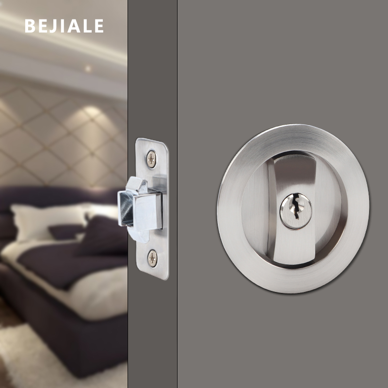 Smart Lock For Sliding Door - Siyah sürgülü kapı sürgülü kapı kilidi
