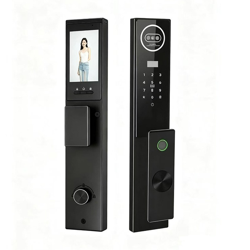 Video Door Lock With Camera Peephole - Tuya Şifreli Yüz Tanıma Özellikli Video