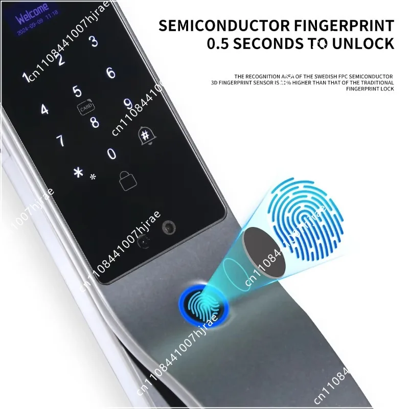 Dijital Akıllı Kapı Kilidi, Wi - Smart Door Lock Fingerprint Wifi incelemesi ve fiyatı