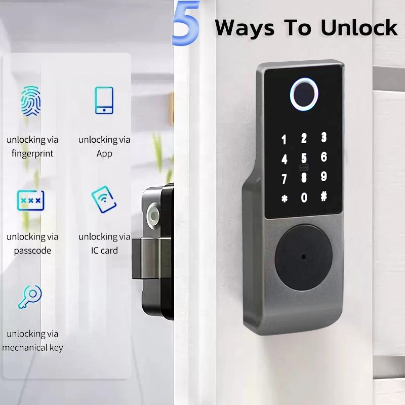 Enrique Tuya Su Geçirmez Dış M - Smart Rim Lock Wifi Fingerprint incelemesi ve fiyatı