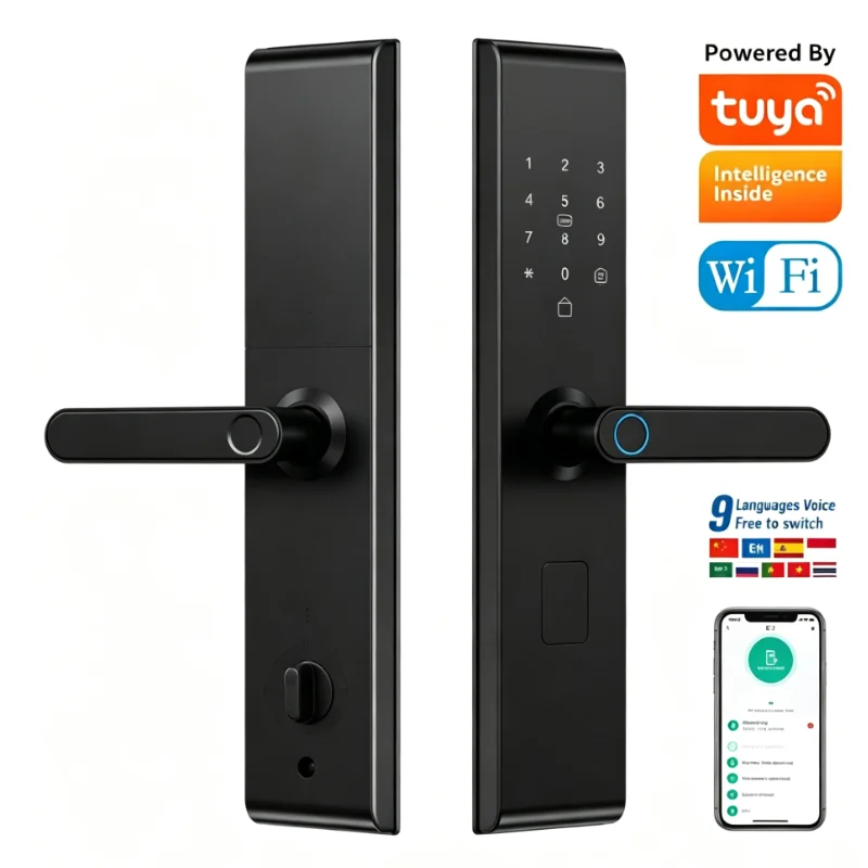 Tuya WiFi Akıllı Elektronik Ka - Smart Door Lock Fingerprint Wifi incelemesi ve fiyatı