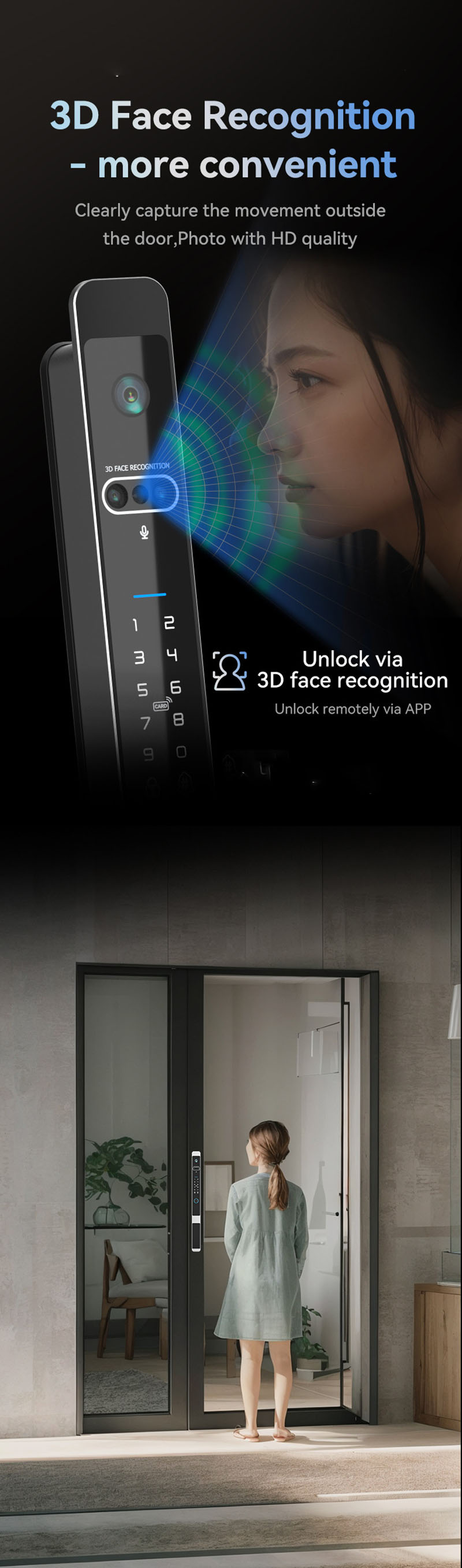 Kamera Video İnterkom Su Geçir - Video Door Lock With Camera Peephole incelemesi ve fiyatı