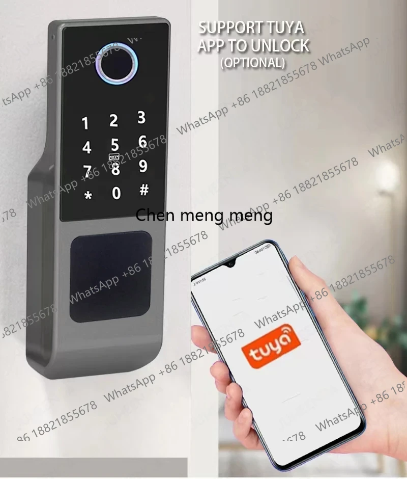 Tuya Wifi Su Geçirmez Akıllı K - Smart Rim Lock Wifi Fingerprint incelemesi ve fiyatı