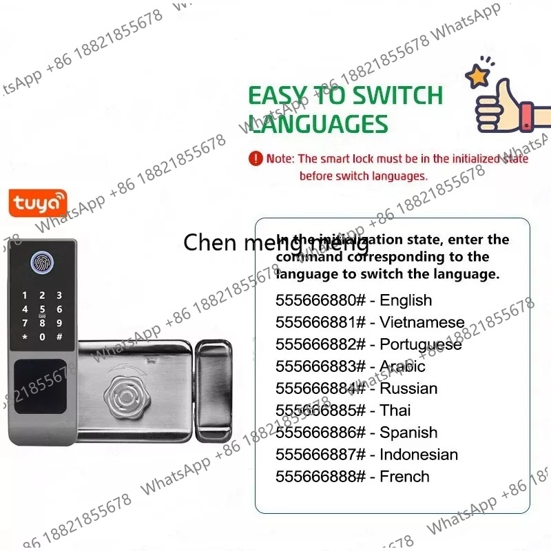 Tuya Wifi Su Geçirmez Akıllı K - Smart Rim Lock Wifi Fingerprint incelemesi ve fiyatı