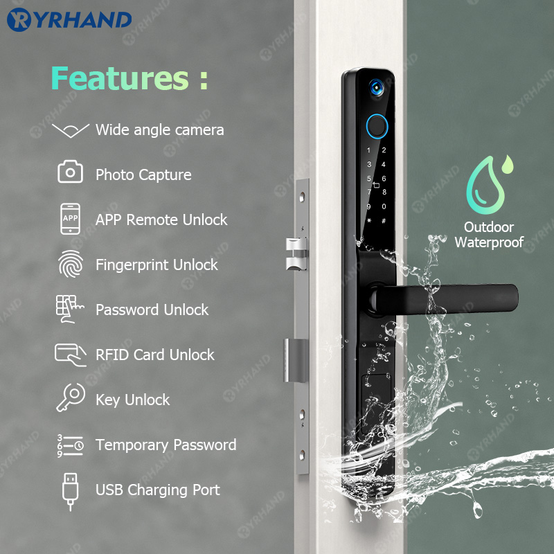 IP66 hand IP66 anahtarsız kedi - Smart Lock For Sliding Door incelemesi ve fiyatı