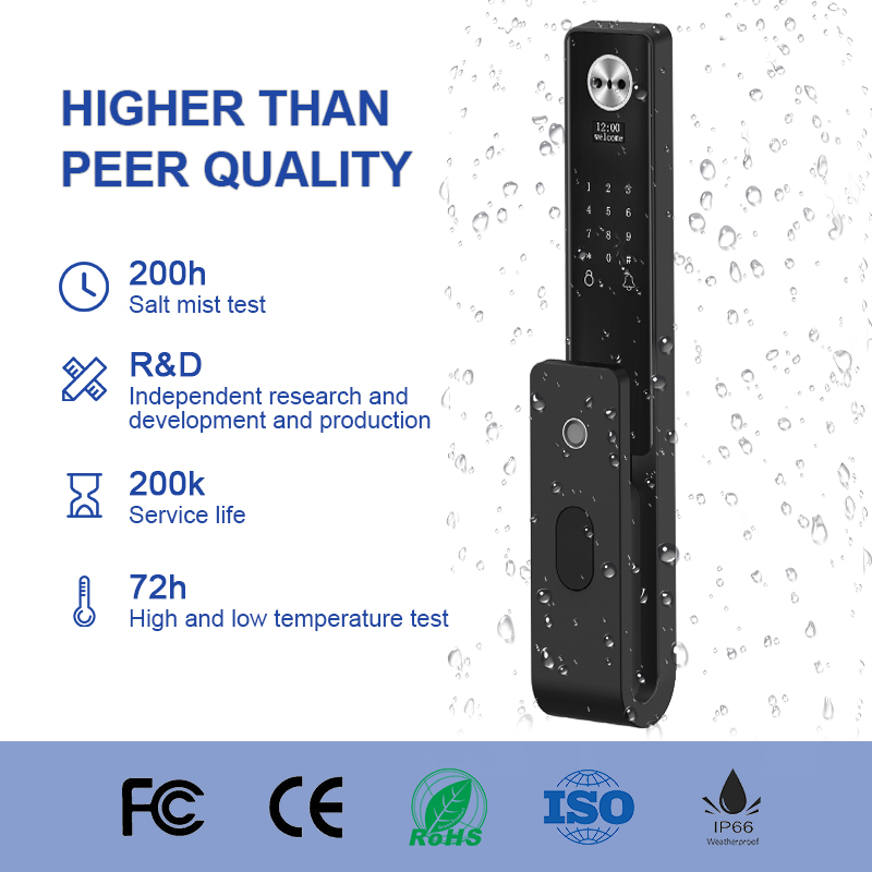 Tuya Wifi Akıllı Parmak İzi Di - Face Recognition Door Lock incelemesi ve fiyatı