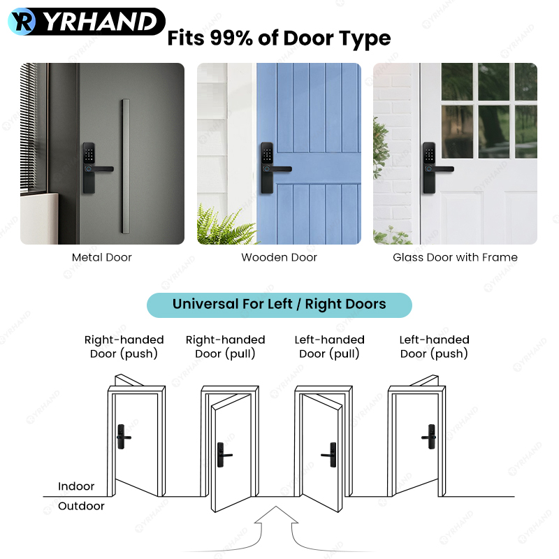 Bluetooth TTLock Uygulaması Pa - Smart Lock For Sliding Door incelemesi ve fiyatı
