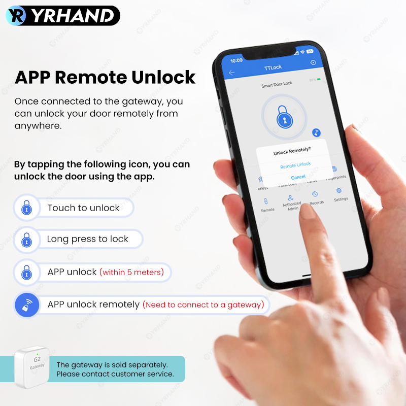 Bluetooth TTLock Uygulaması Pa - Smart Lock For Sliding Door incelemesi ve fiyatı