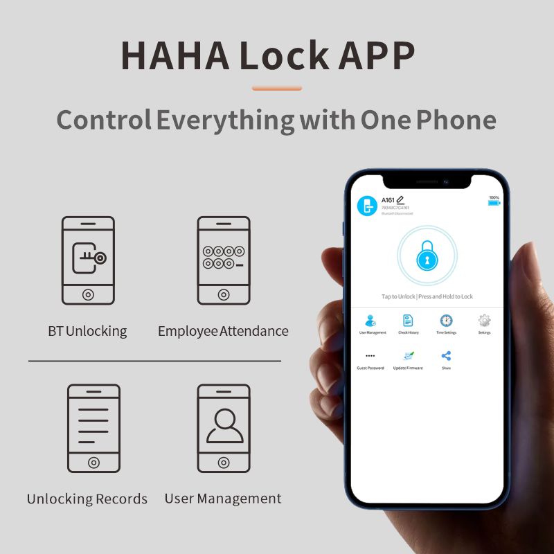 Yeni Tasarım Yüz Tanıma Özelli - Face Recognition Door Lock incelemesi ve fiyatı