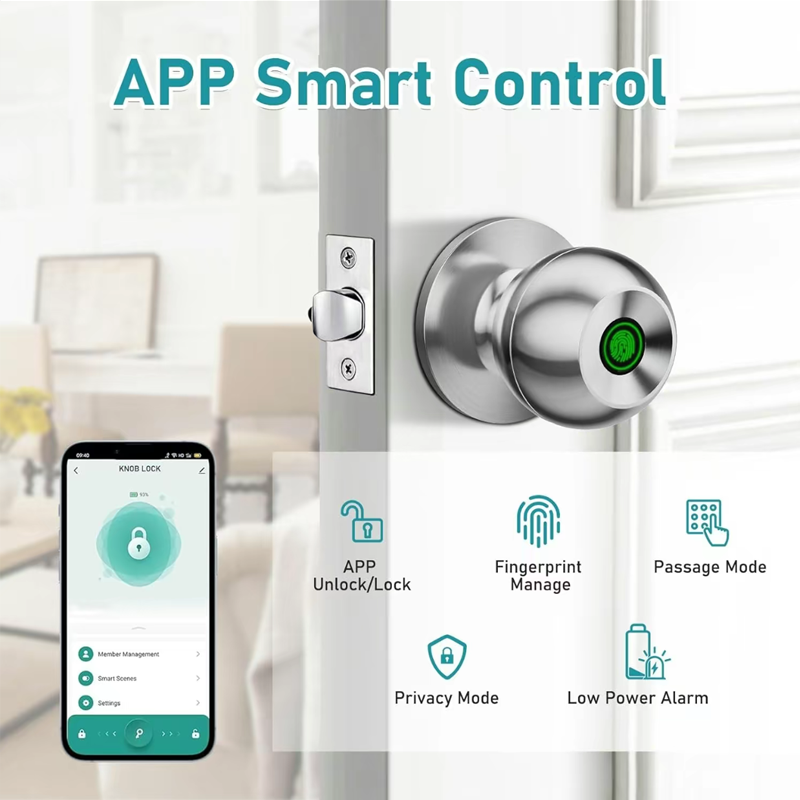 Bluetooth Tuya APP kontrolü ak - Fingerprint Padlock Weatherproof incelemesi ve fiyatı
