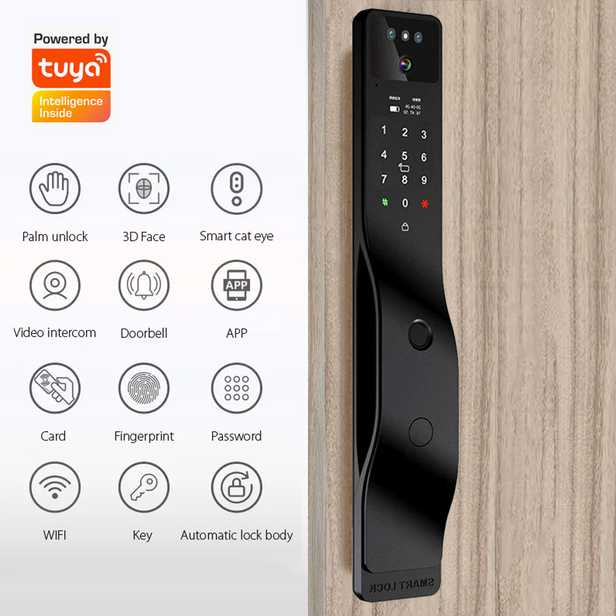 Tuş Takımı Kilidi İsrail Morti - Smart Door Lock With Camera Intercom incelemesi ve fiyatı