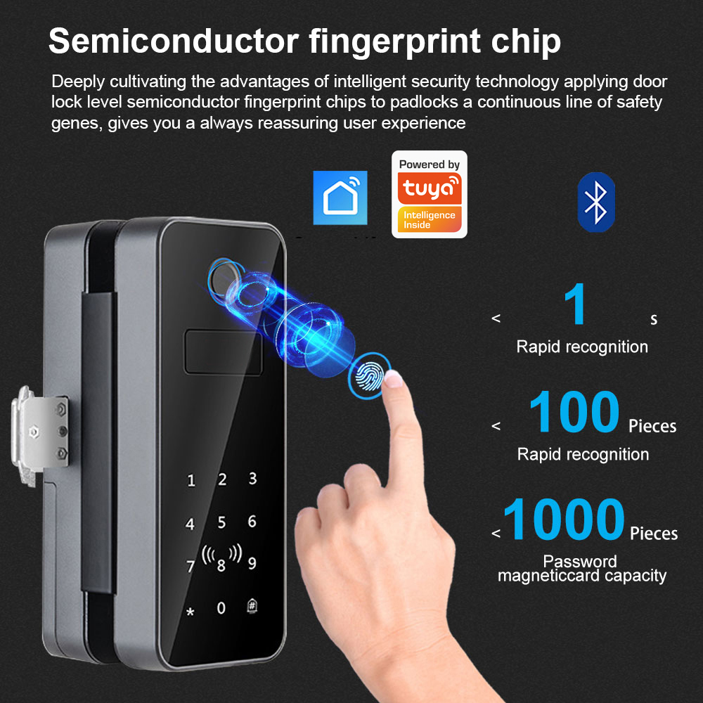Akıllı Kilit Cam Kapı Şifreli  - Fingerprint Padlock Weatherproof incelemesi ve fiyatı
