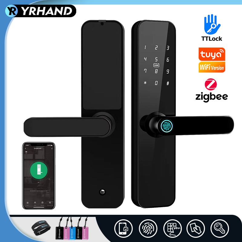 F7 Tuya wifi fechadura eletron - Smart Lock Zigbee Gateway incelemesi ve fiyatı