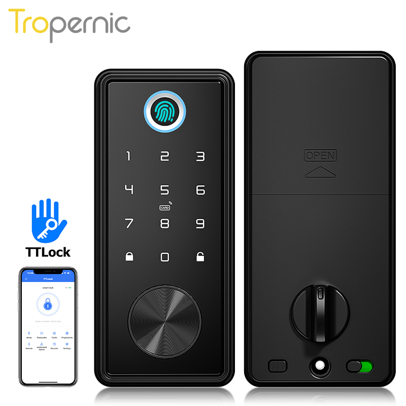Akıllı sürgü kilitleri için ön - Smart Lock Deadbolt Keypad Bluetooth incelemesi ve fiyatı