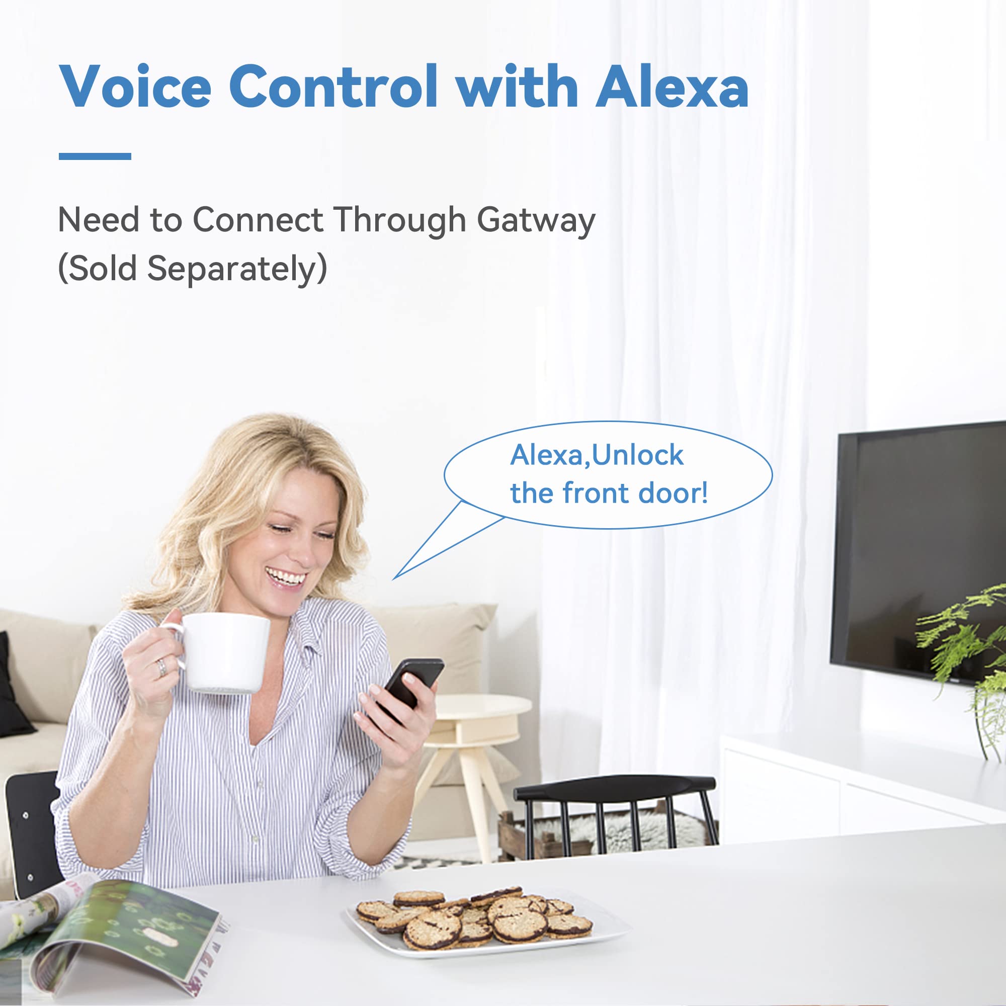 Akıllı sürgü kilitleri için ön - Smart Lock Deadbolt Keypad Bluetooth incelemesi ve fiyatı