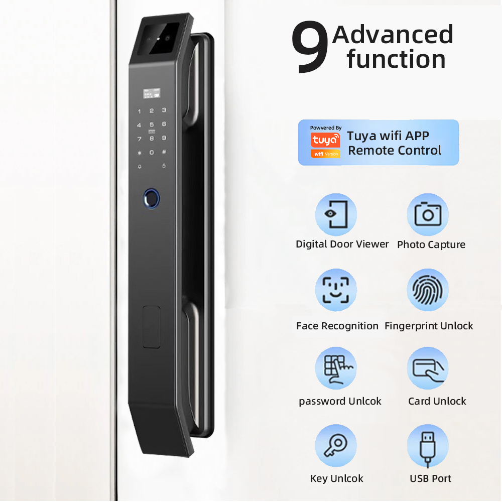 RAYKUBE DF14 Tuya WiFi 3D Yüz  - Face Recognition Door Lock incelemesi ve fiyatı