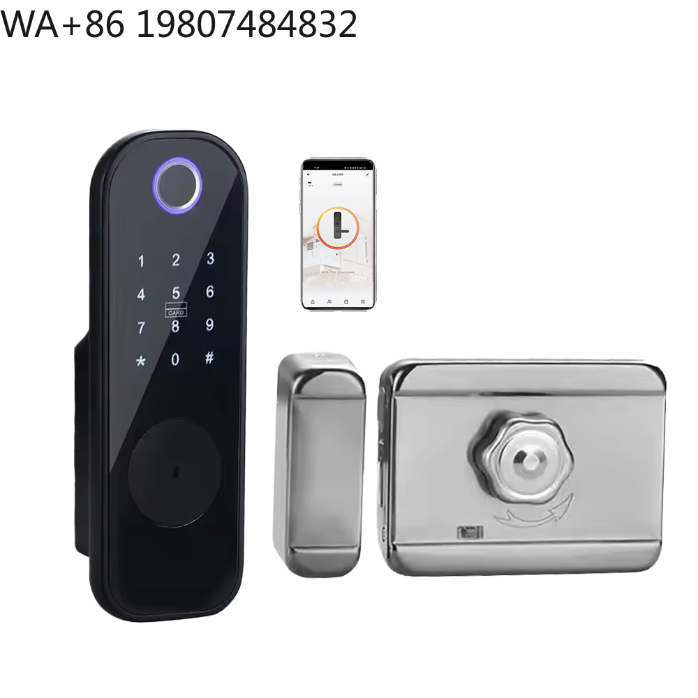 Suudi Arabistan Popüler WiFi A - Smart Rim Lock Wifi Fingerprint incelemesi ve fiyatı