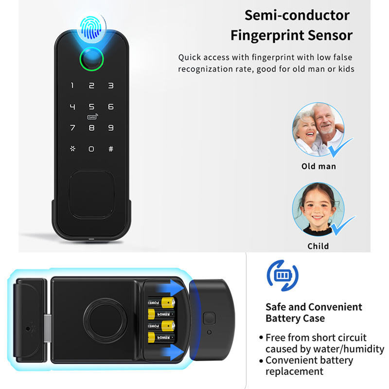 Su Geçirmez Çift Taraflı Akıll - Smart Rim Lock Wifi Fingerprint incelemesi ve fiyatı