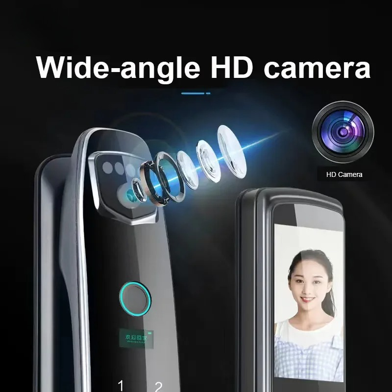 3D Yüz Tanıma Özellikli Akıllı - Smart Door Lock With Camera Intercom incelemesi ve fiyatı
