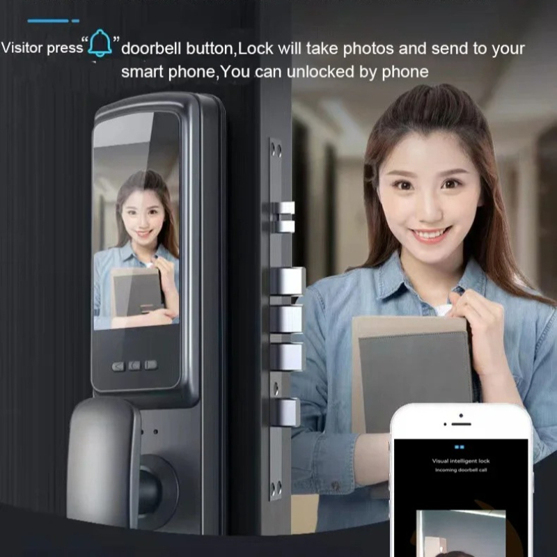 3D Yüz Tanıma Özellikli Akıllı - Smart Door Lock With Camera Intercom incelemesi ve fiyatı