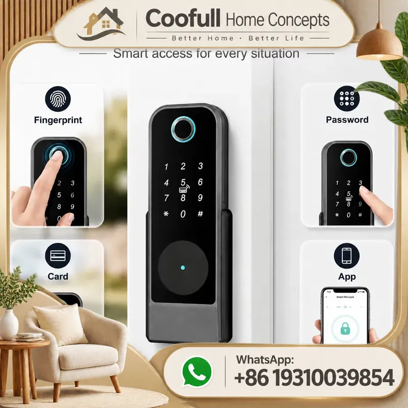 Akıllı Anahtarsız Kapı Kilidi  - Smart Rim Lock Wifi Fingerprint incelemesi ve fiyatı