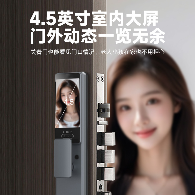 Uygulama Uzaktan Kumandalı Gör - Face Recognition Door Lock incelemesi ve fiyatı