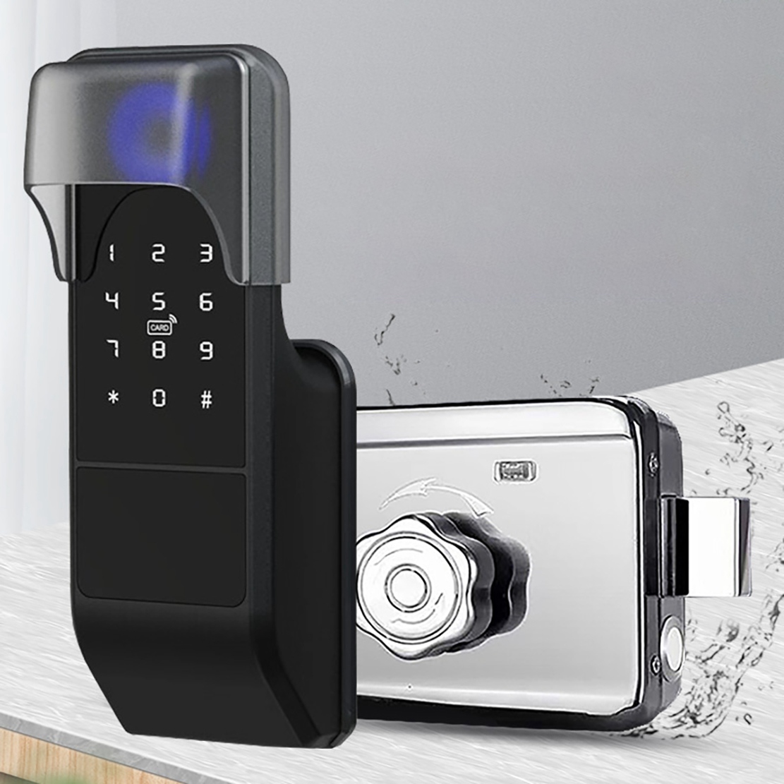 Su Geçirmez Tuya Wifi Akıllı K - Smart Rim Lock Wifi Fingerprint incelemesi ve fiyatı