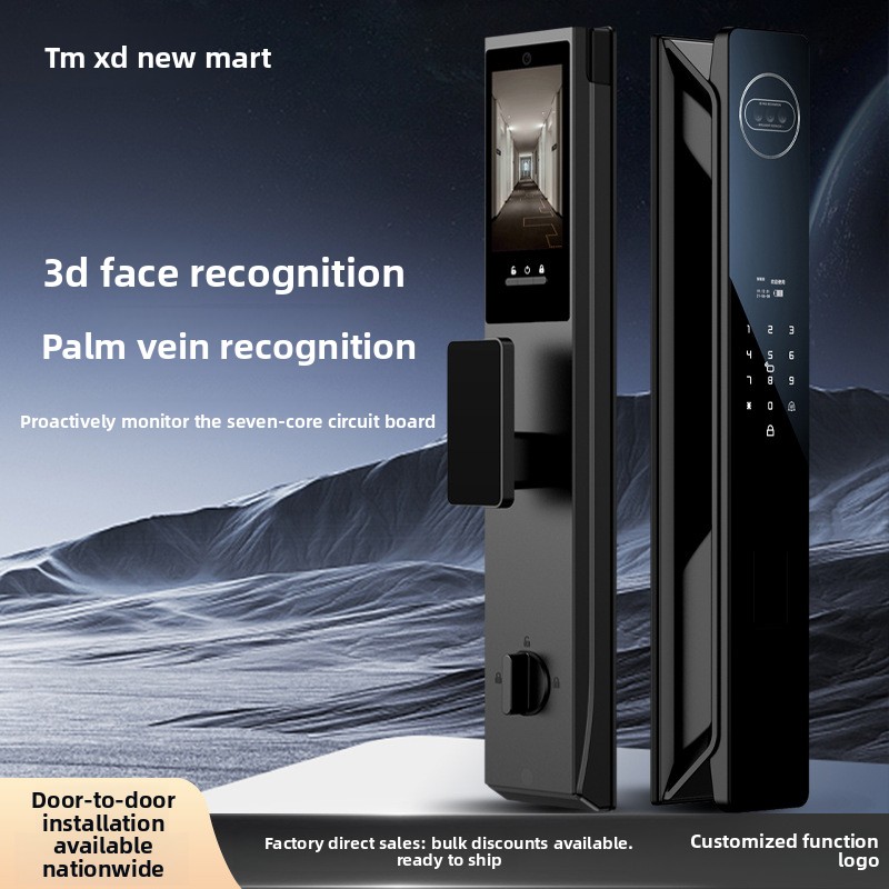 Görsel Akıllı Kapı Kilidi 3D Y - Smart Door Lock With Camera Intercom incelemesi ve fiyatı