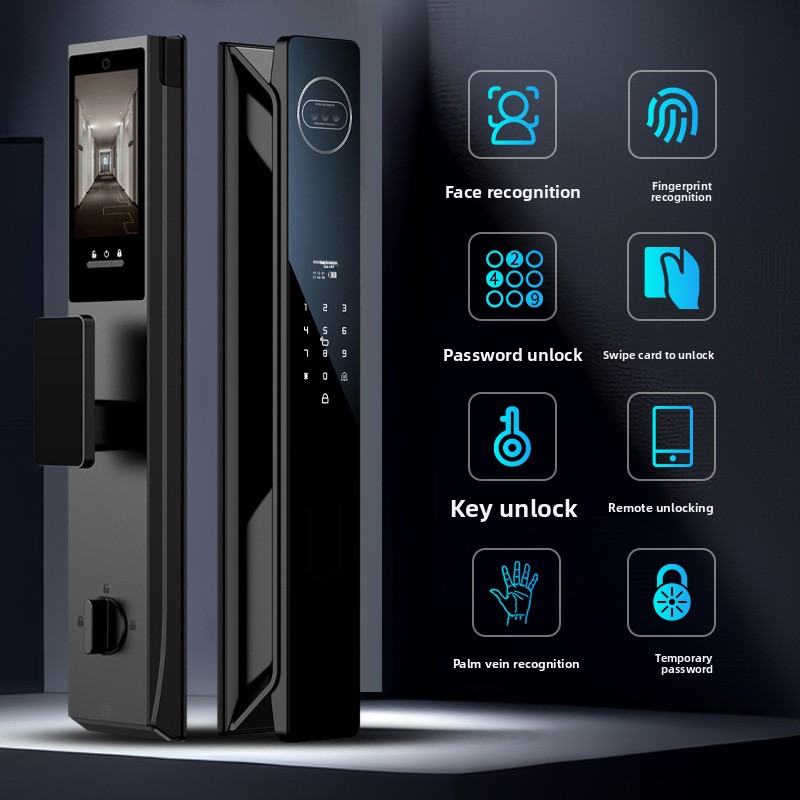 Görsel Akıllı Kapı Kilidi 3D Y - Smart Door Lock With Camera Intercom incelemesi ve fiyatı