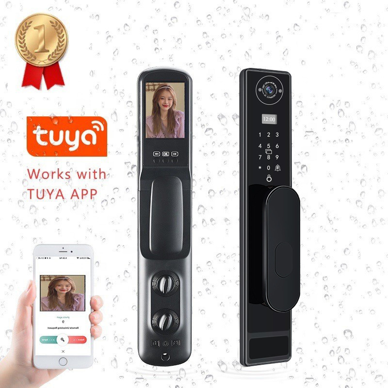 Otomatik TUYA Wifi Kedi Gözü P - Smart Door Lock With Camera Intercom incelemesi ve fiyatı
