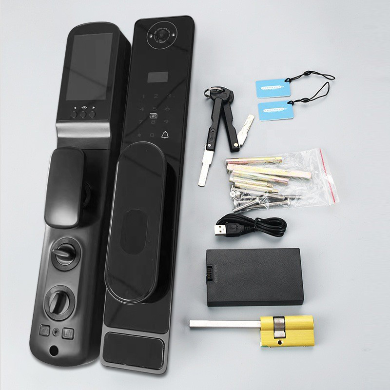 Otomatik TUYA Wifi Kedi Gözü P - Smart Door Lock With Camera Intercom incelemesi ve fiyatı