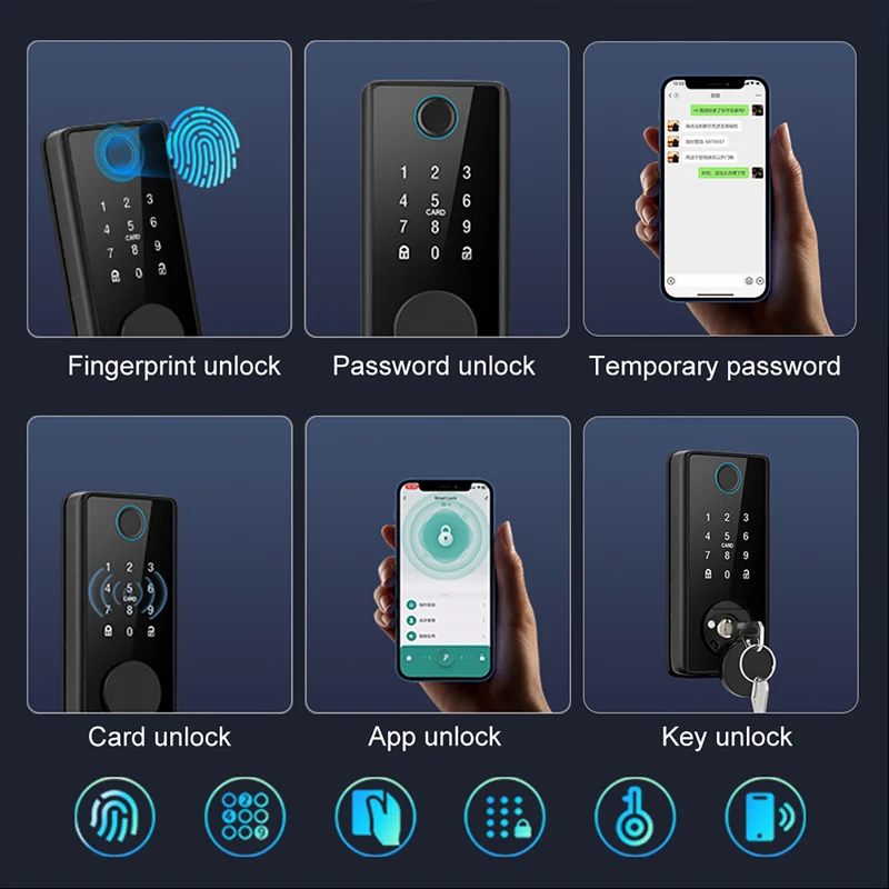 Akıllı Parmak İzi Kilidi, Mand - Smart Door Lock Tuya App incelemesi ve fiyatı