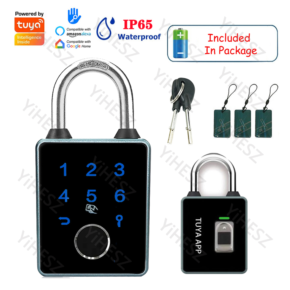 Tuya TTLOCK akıllı asma kilit  - Fingerprint Padlock Weatherproof incelemesi ve fiyatı